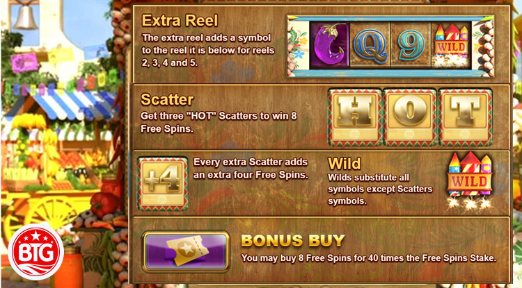 Extra Chilli Megaways Slot Game - Wild Symbol, Scatter Symbol and Other Fuction