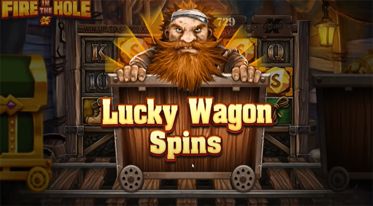 Fire In The Hole Slot Game - Enter Lucky Wagon Spins