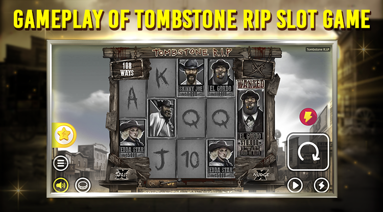 Gameplay of Tombstone RIP Slot game