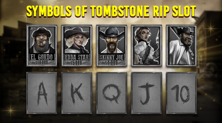 Symbols of Tombstone RIP Slot